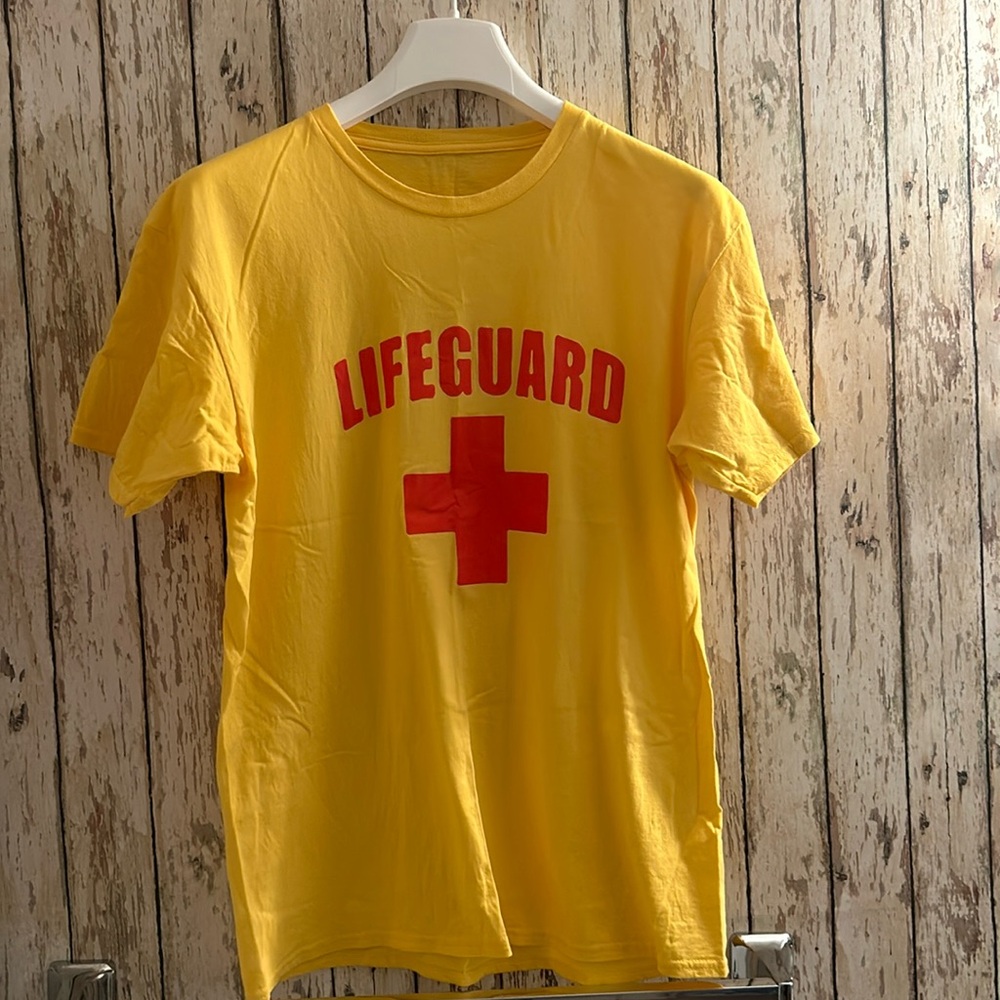 Lifeguard T Shirt Men’s large cotton